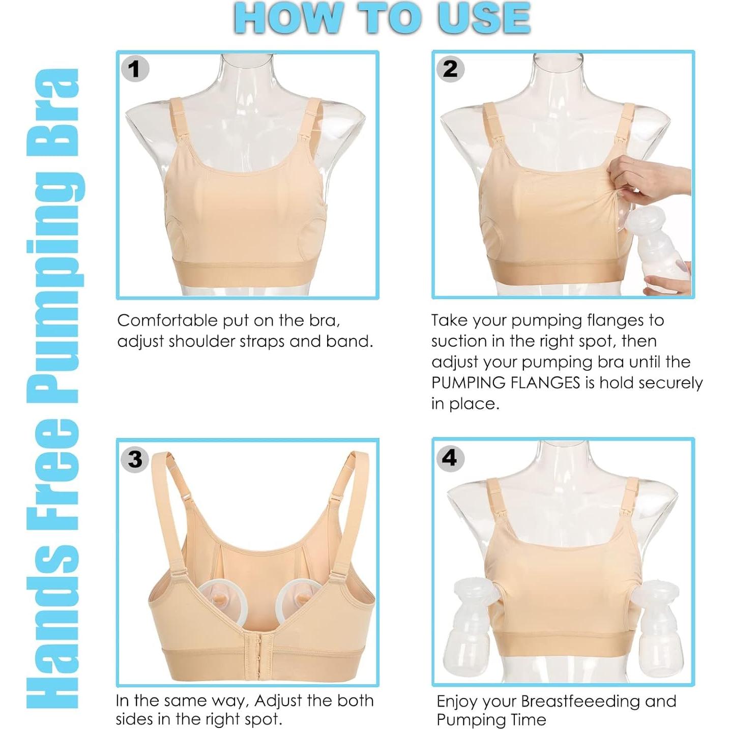 Sostén de Extracción Manos Libres Beige Pequeño C27