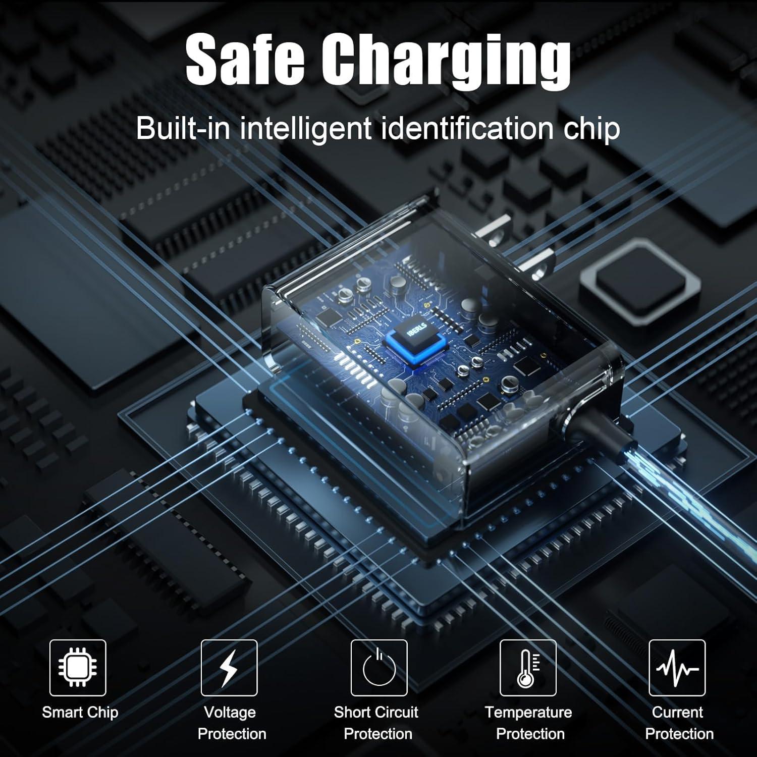 Cargador para bomba Spectra IBERLS S1 S2 Plus 10 pies LED Negro