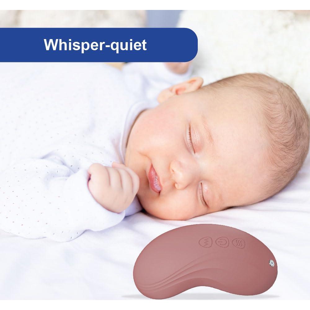 Masajeador de Lactancia DrBash V60 - Calor y Vibración Rosa