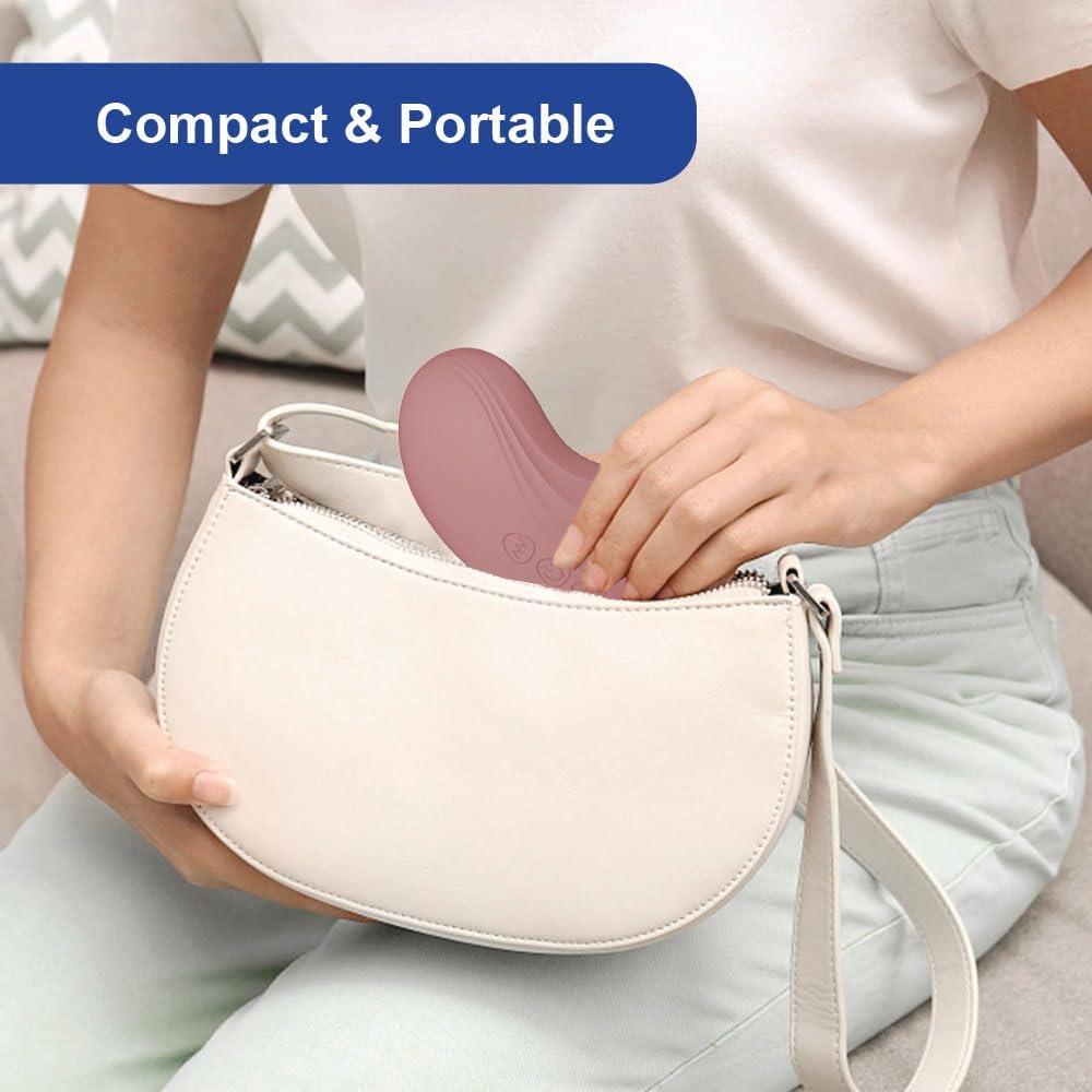 Masajeador de Lactancia DrBash V60 - Calor y Vibración Rosa