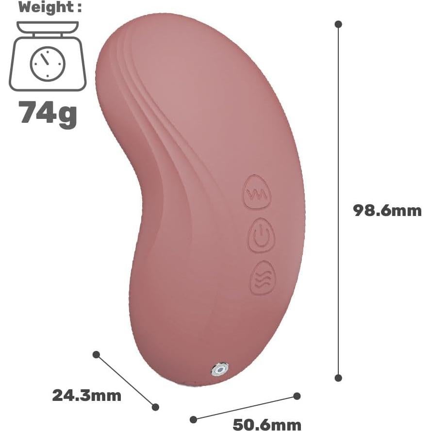 Masajeador de Lactancia DrBash V60 - Calor y Vibración Rosa