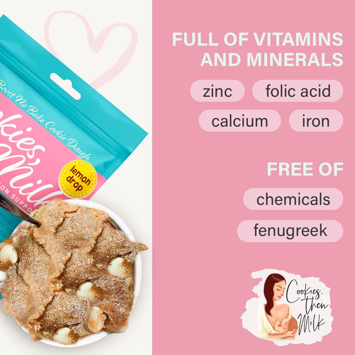 Masa de Galletas de Lactancia Cookies Then Milk Gota de Limón 261g