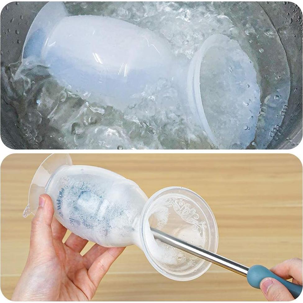 Bomba de Pecho Manual Haakaa 100ml Silicona Grado Alimenticio