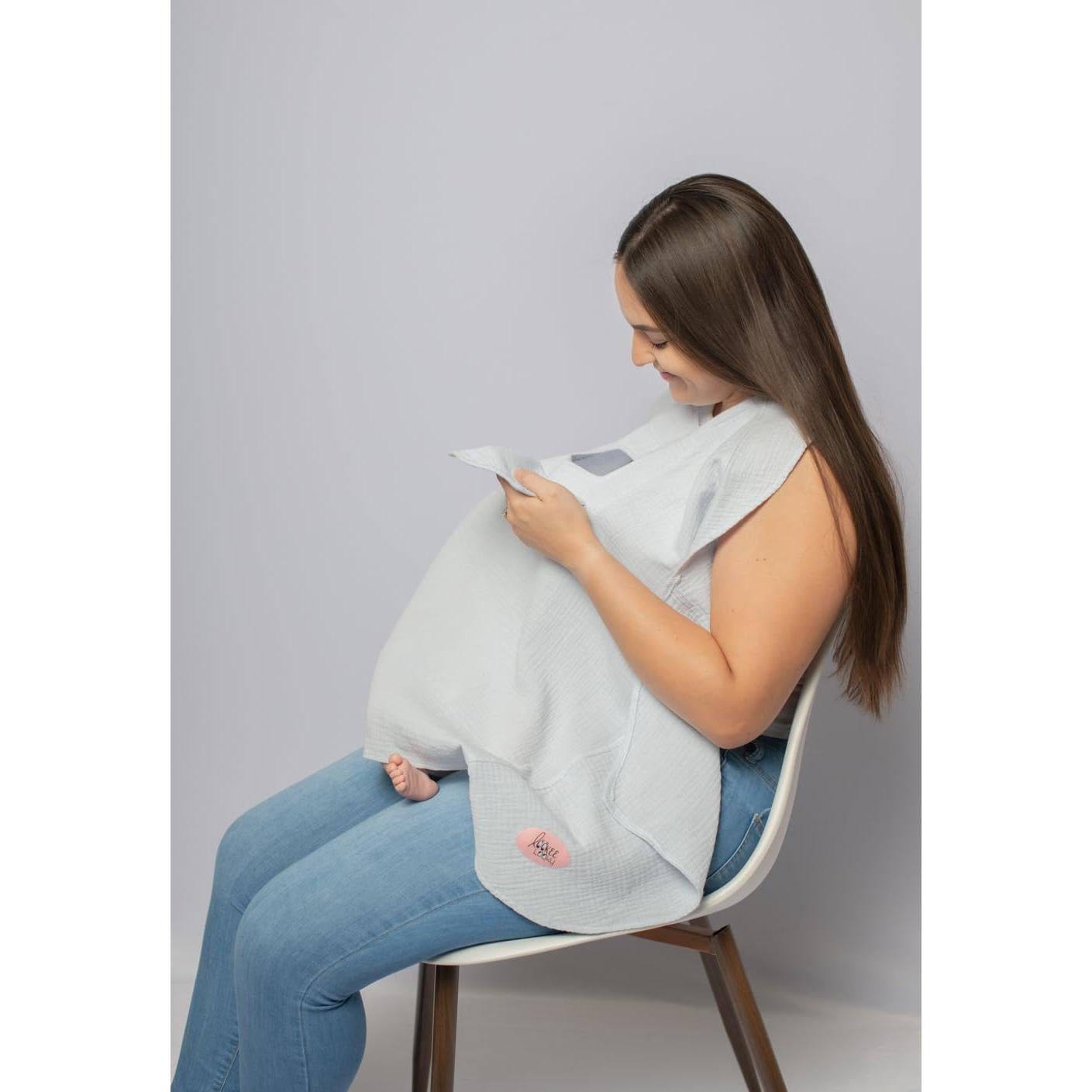 Cubierta de Lactancia Lookee Looky - 100% Algodón Transpirable
