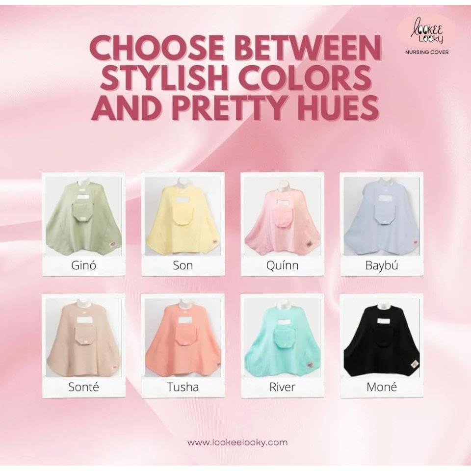 Cubierta de Lactancia Lookee Looky - 100% Algodón Transpirable