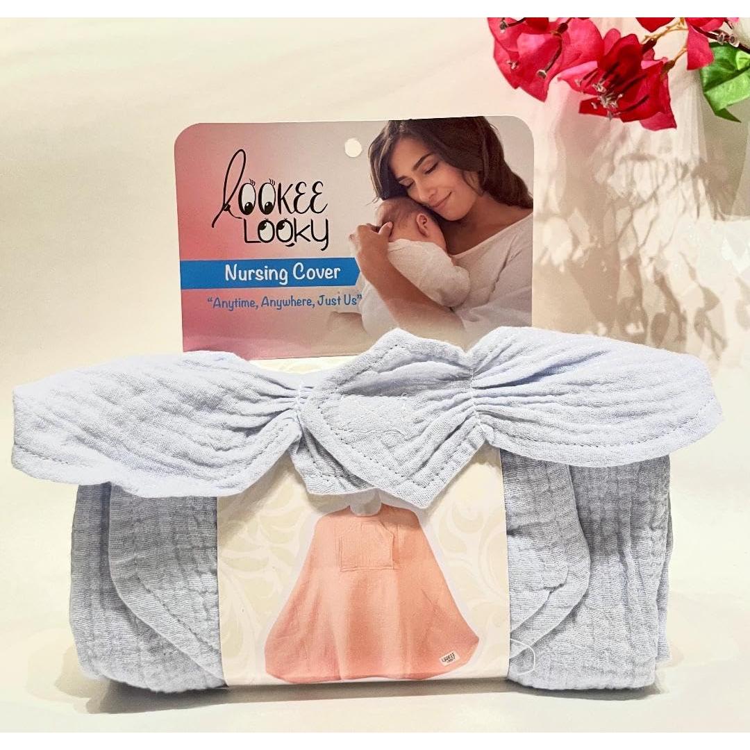 Cubierta de Lactancia Lookee Looky - 100% Algodón Transpirable