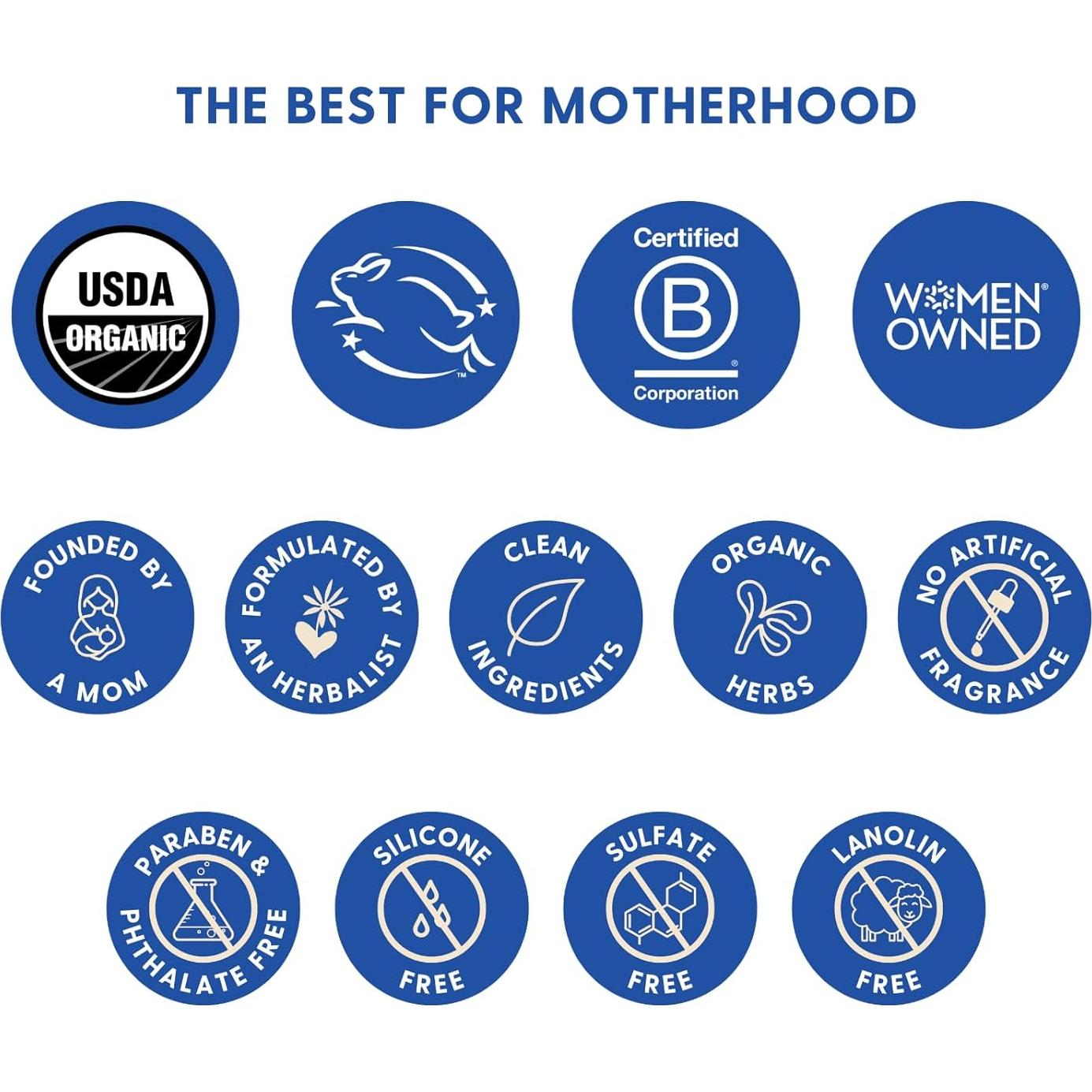 Crema para Pezones Orgánica Motherlove 28.35 g Sin Lanolina