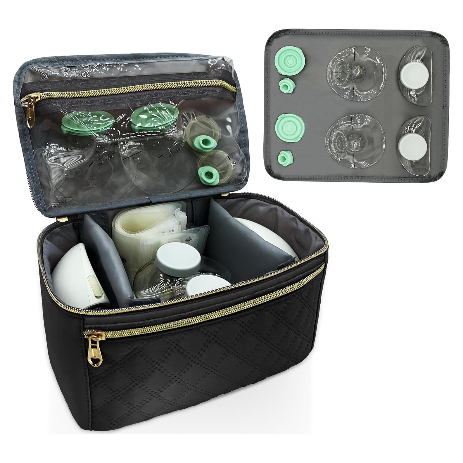 Bolsa de Extractor de Leche Portátil Elvie Medela - Compacta Negra