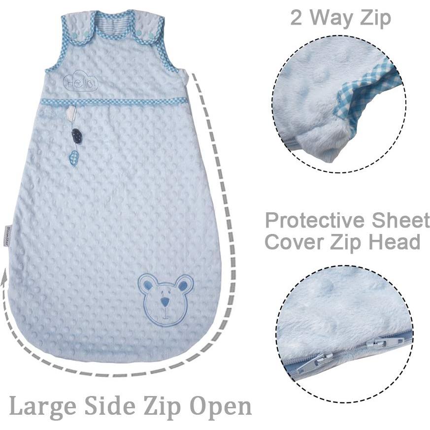 Saco de dormir ponible BloomStar 3-12M suave 1.8 Tog