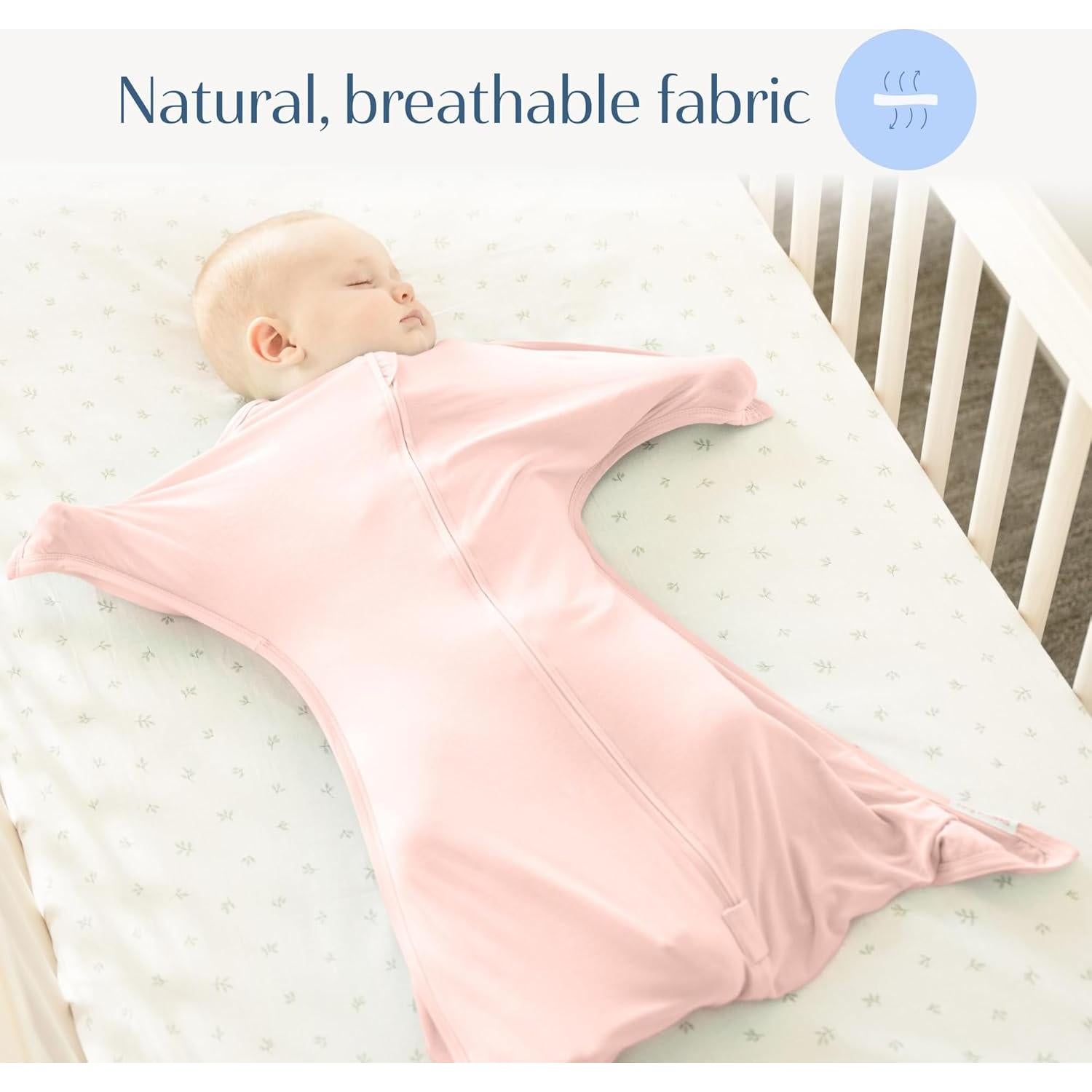 SleepingBaby Zipadee-Zip Saco de Dormir Bambú Rosa X-Small