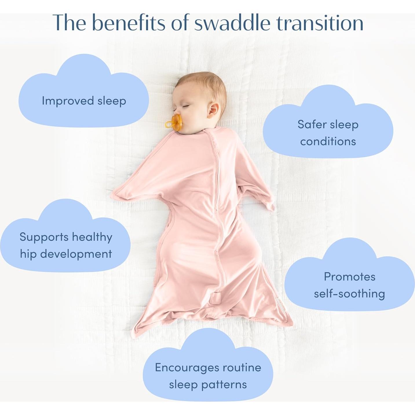 SleepingBaby Zipadee-Zip Saco de Dormir Bambú Rosa X-Small