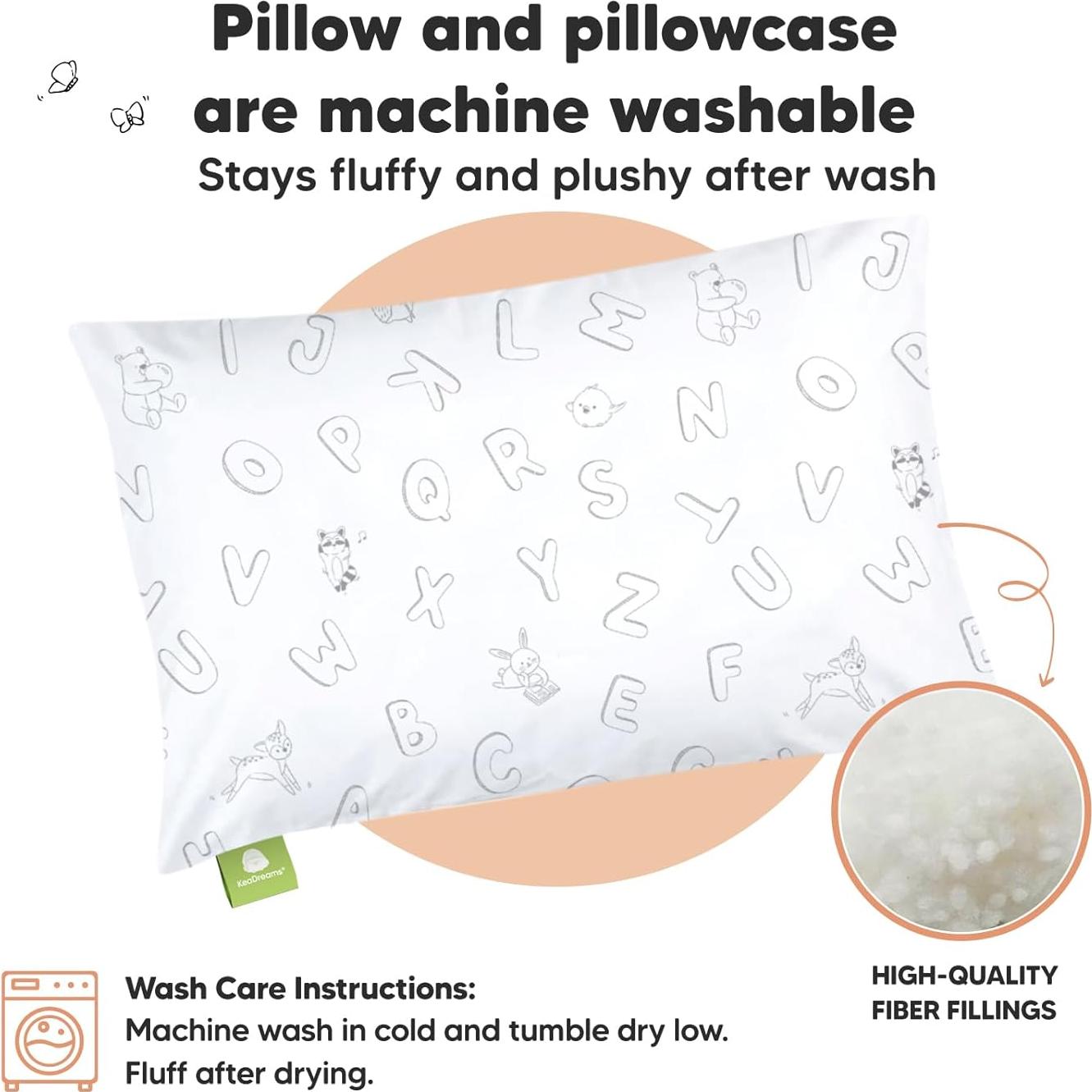 Almohada para Niños Pequeños KeaBabies 33x46 cm Algodón Orgánico