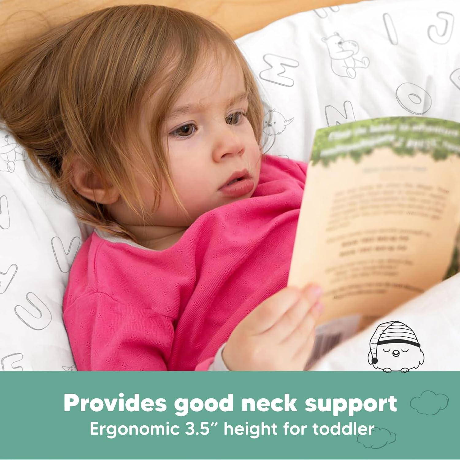 Almohada para Niños Pequeños KeaBabies 33x46 cm Algodón Orgánico