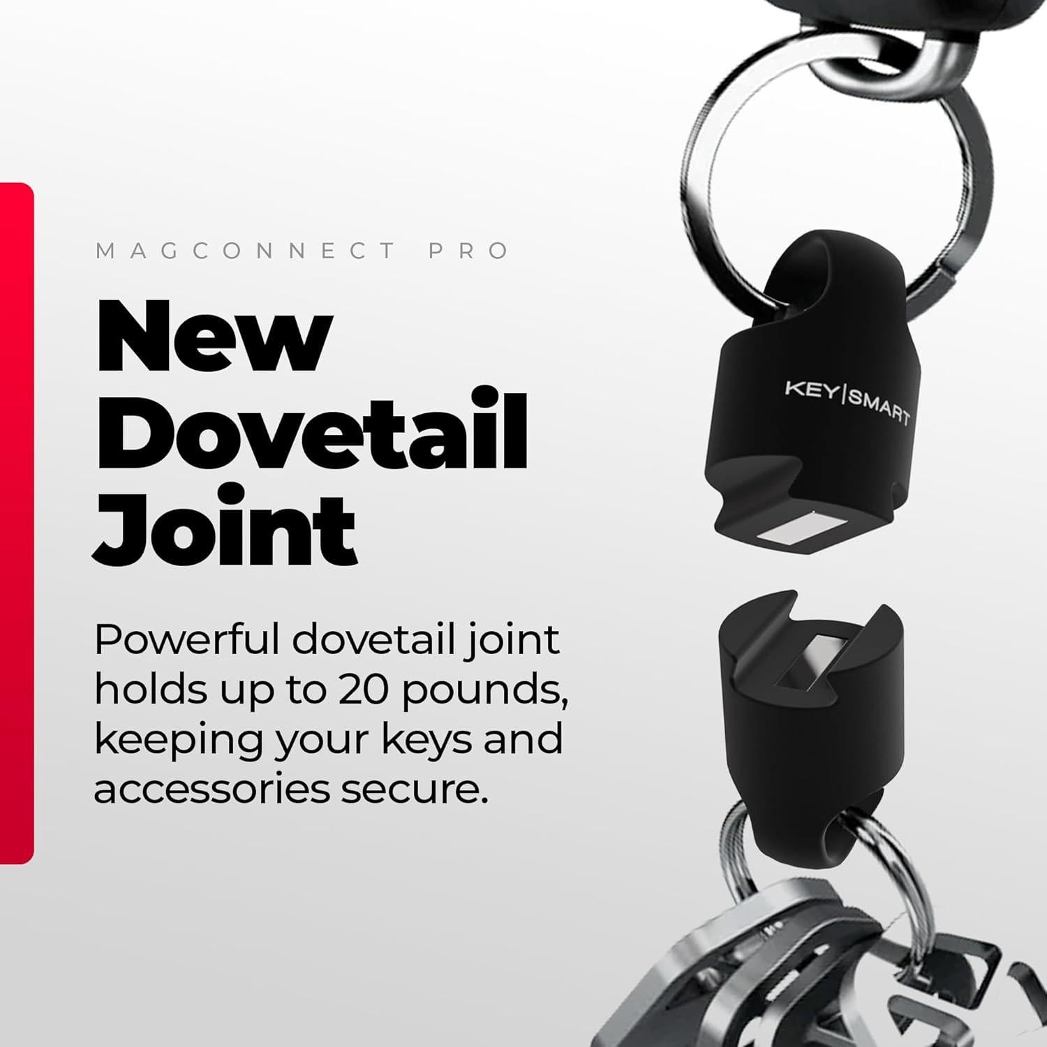 Soporte Magnético KeySmart MagConnect Pro - Llavero Rápido