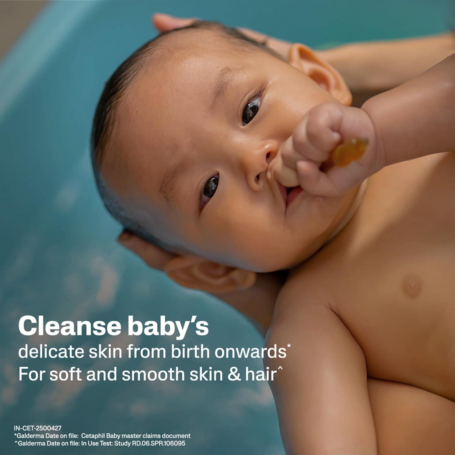 Cetaphil Baby Wash & Shampoo 400 ml Sin Lagrimas Hipoalergénico