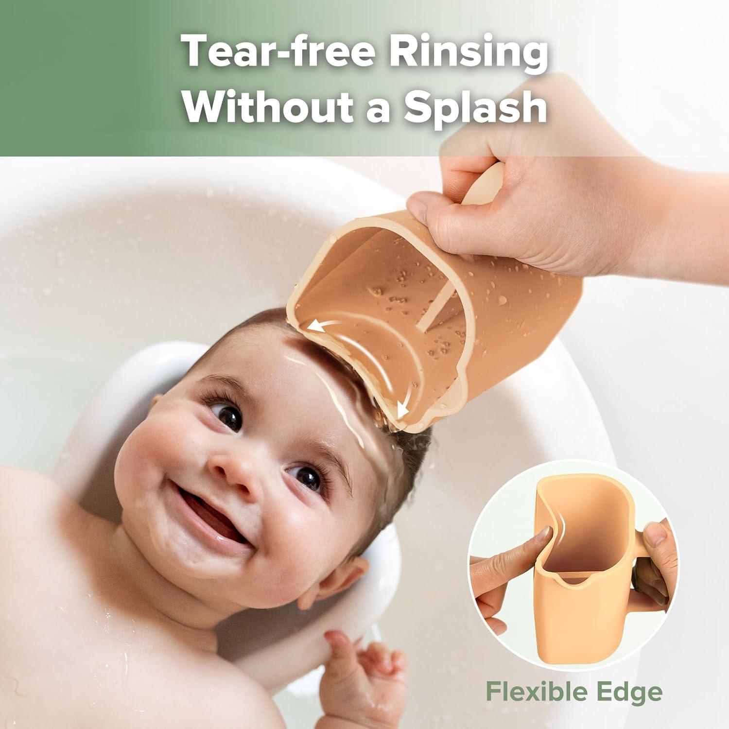 Taza de Enjuague Suave Haakaa Coral 355ml Silicona Alimentaria