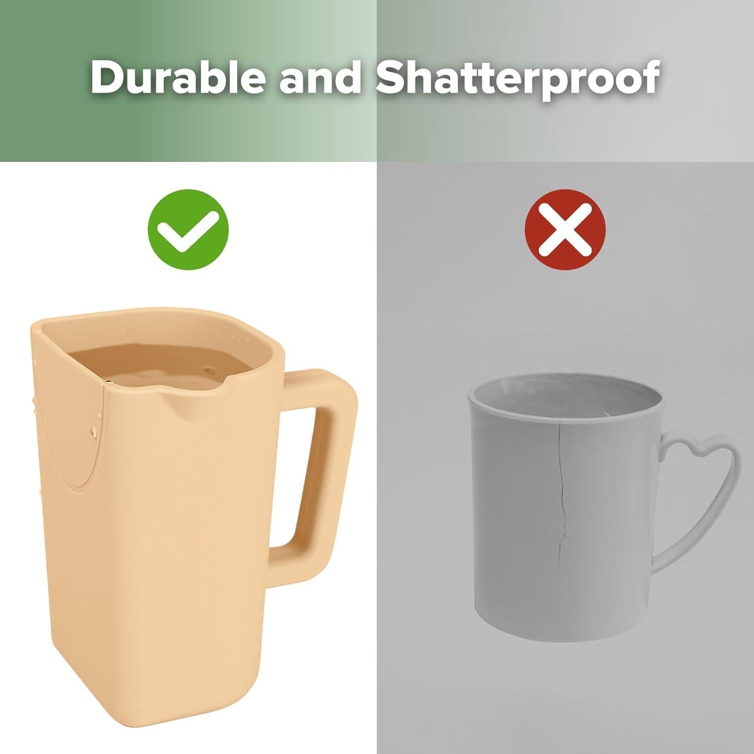 Taza de Enjuague Suave Haakaa Coral 355ml Silicona Alimentaria