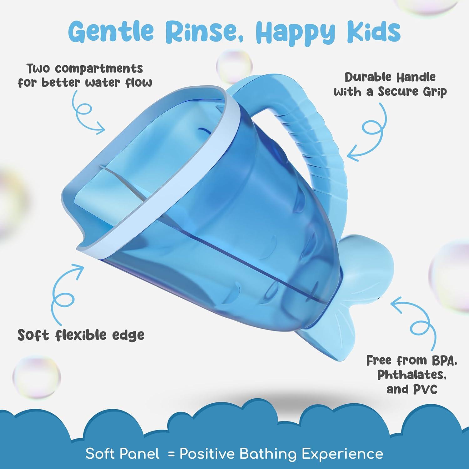 Taza de Enjuague para Bebés S.C. Products - Sin Lloros, Azul