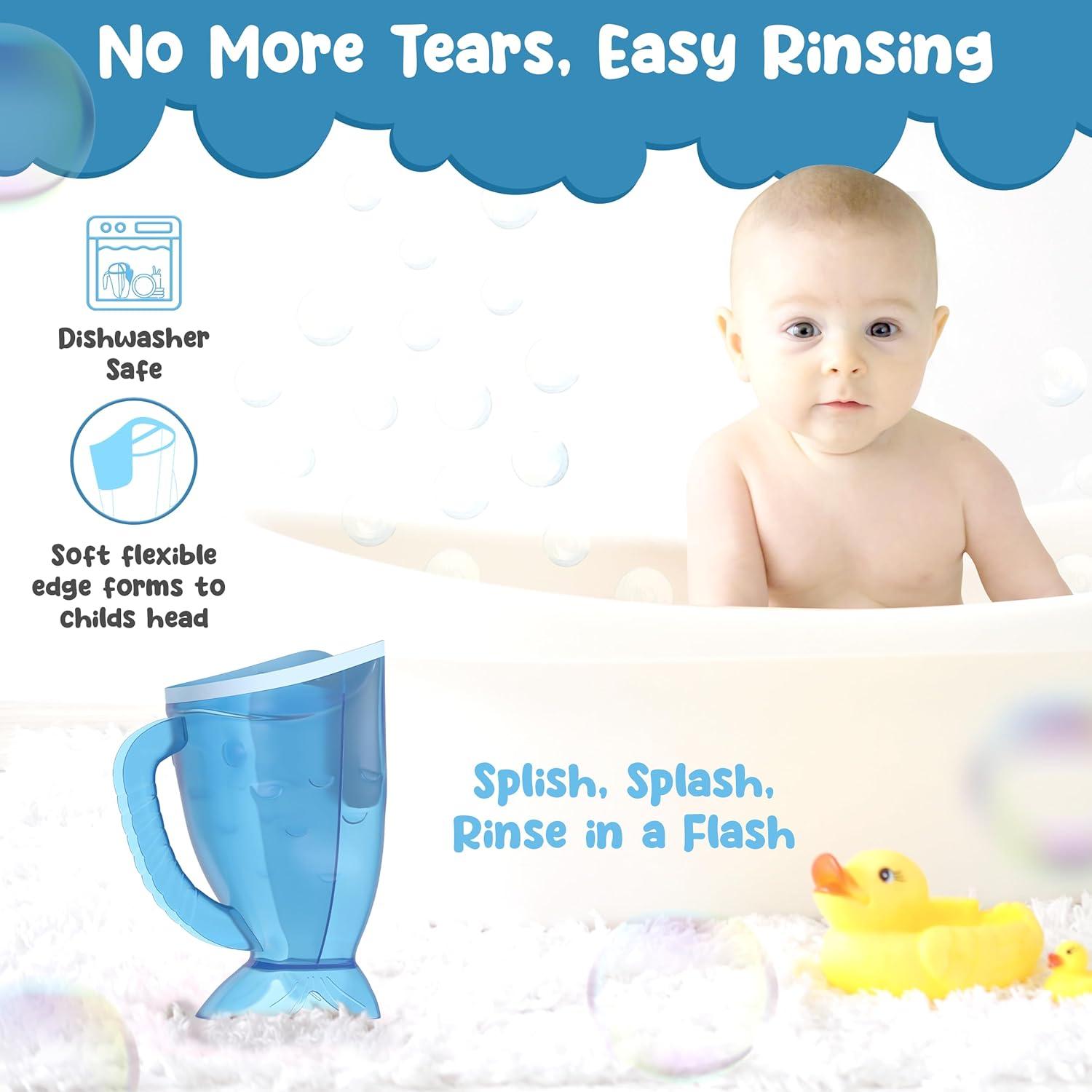 Taza de Enjuague para Bebés S.C. Products - Sin Lloros, Azul