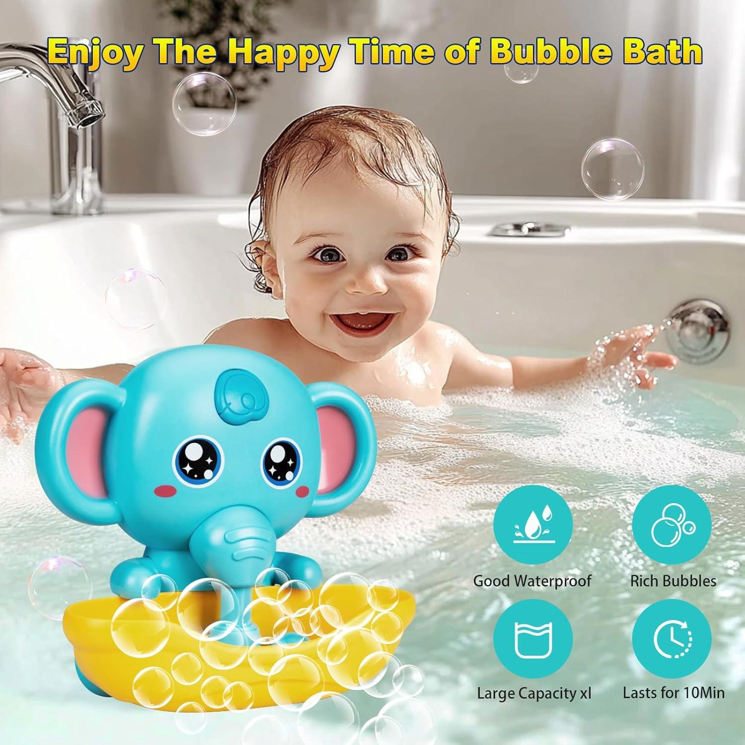 Juguete de Baño Elefante CAHILON con Burbujas y Música
