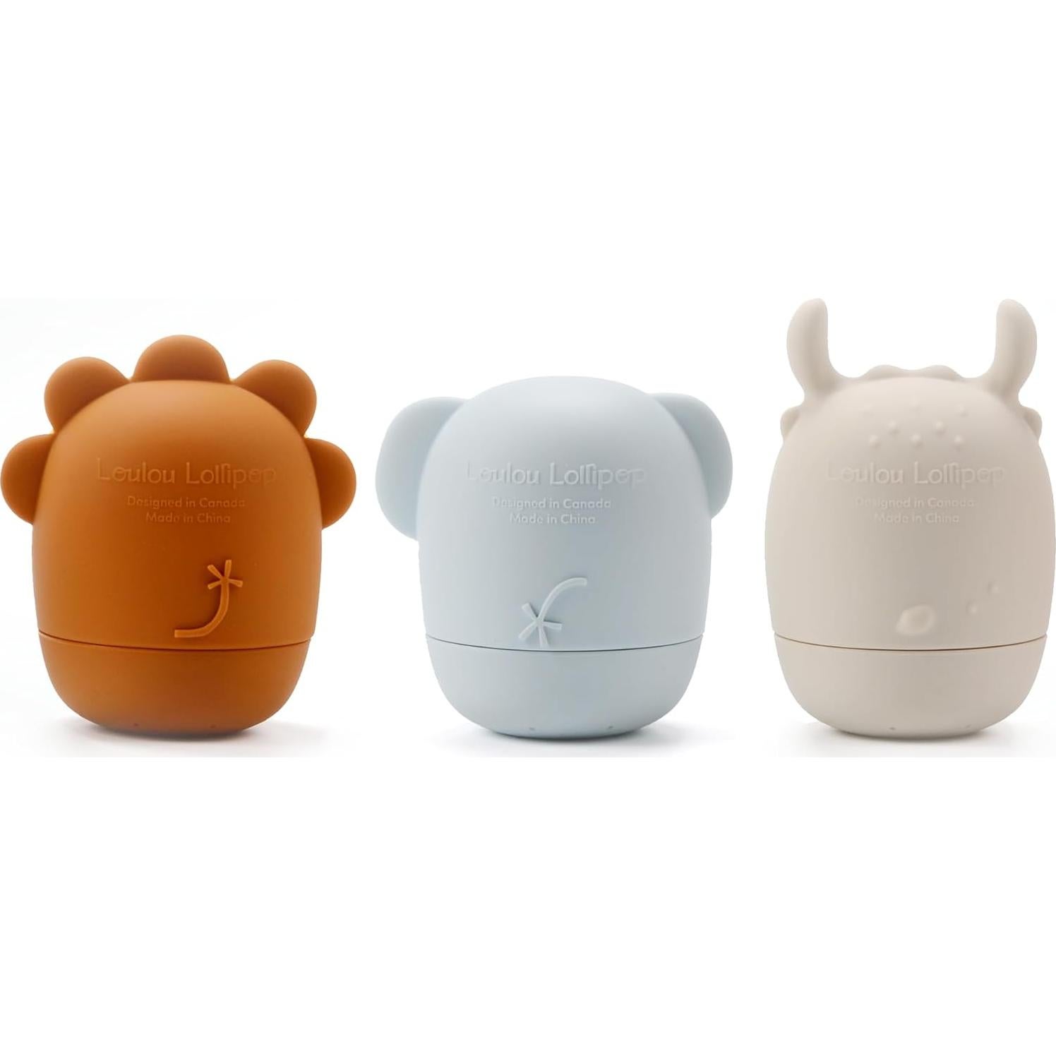 Juguetes de Baño de Silicona Loulou Lollipop Multicolor