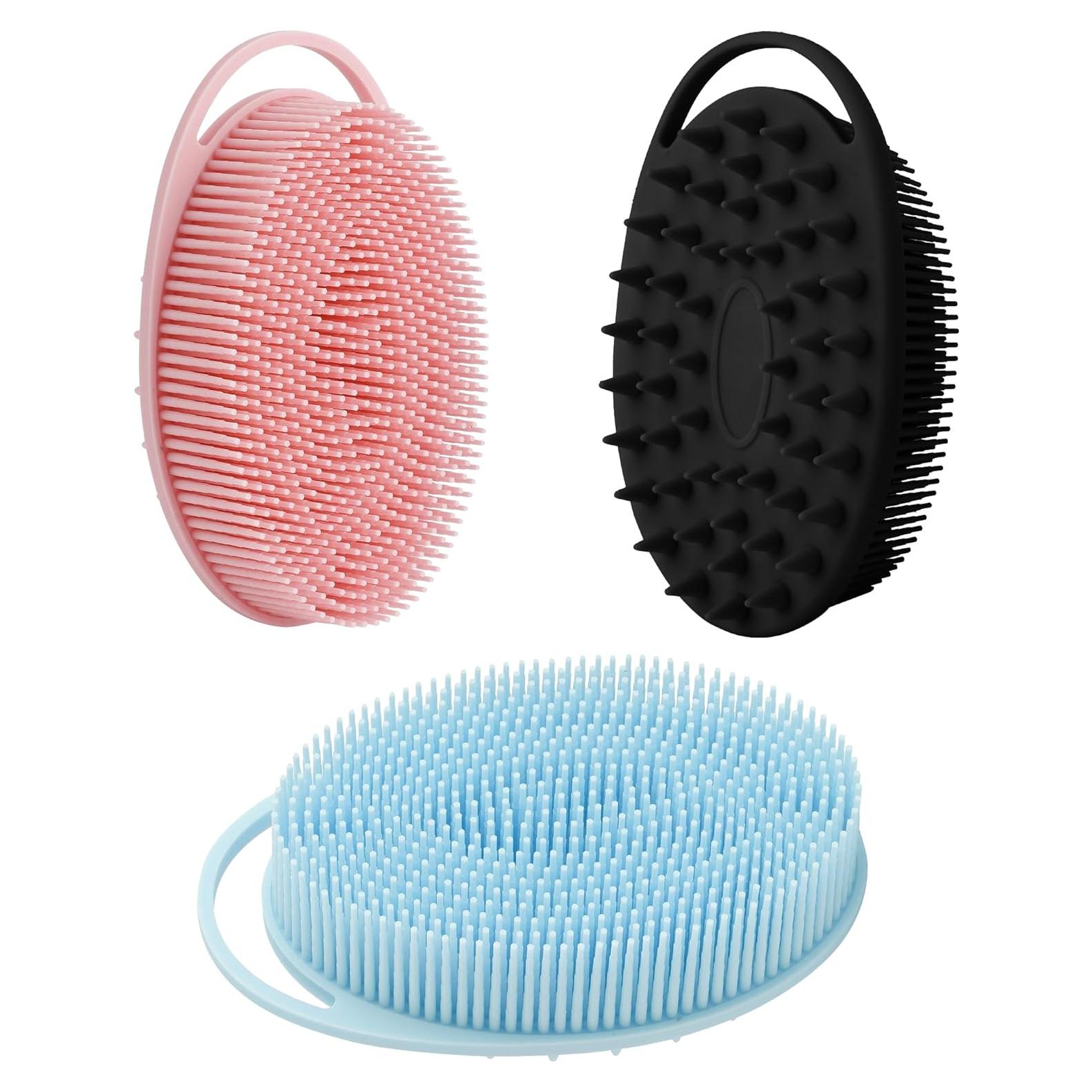 Esfregador de Cuerpo de Silicona Zechu 2 en 1 Exfoliante