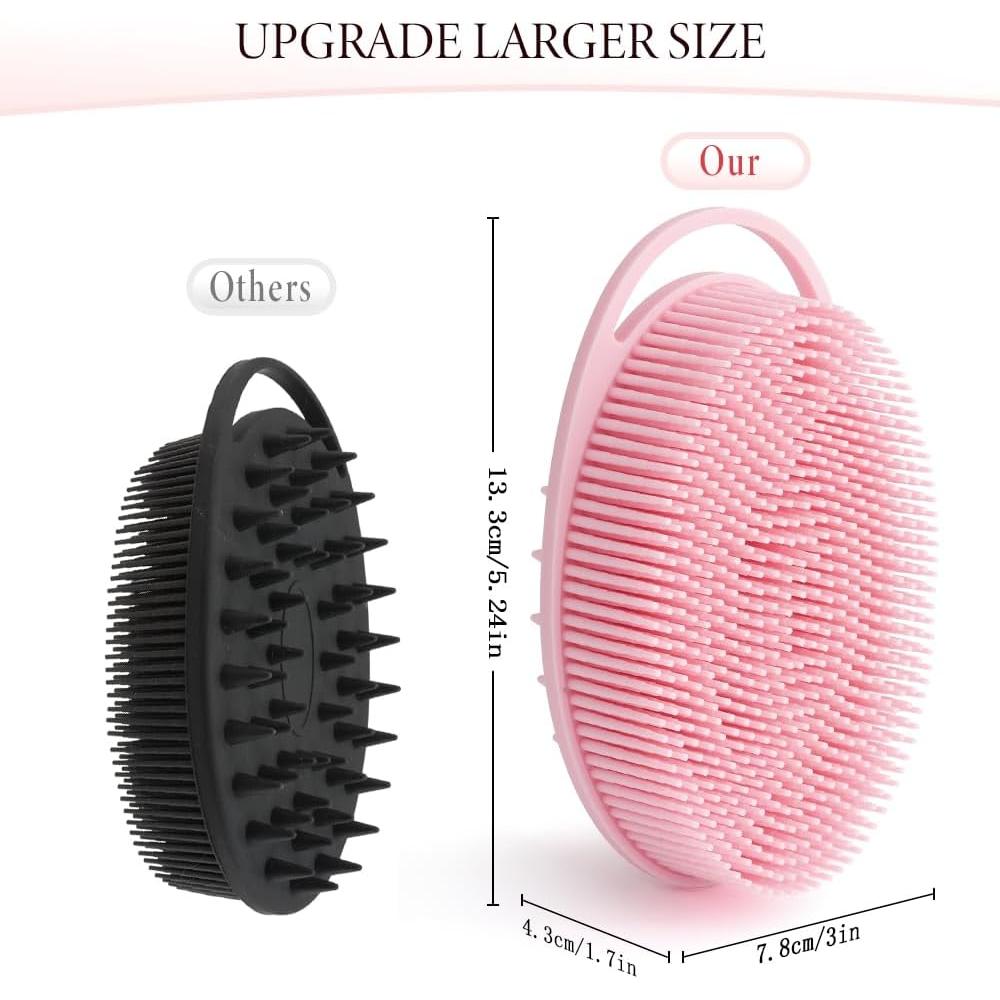 Esfregador de Cuerpo de Silicona Zechu 2 en 1 Exfoliante