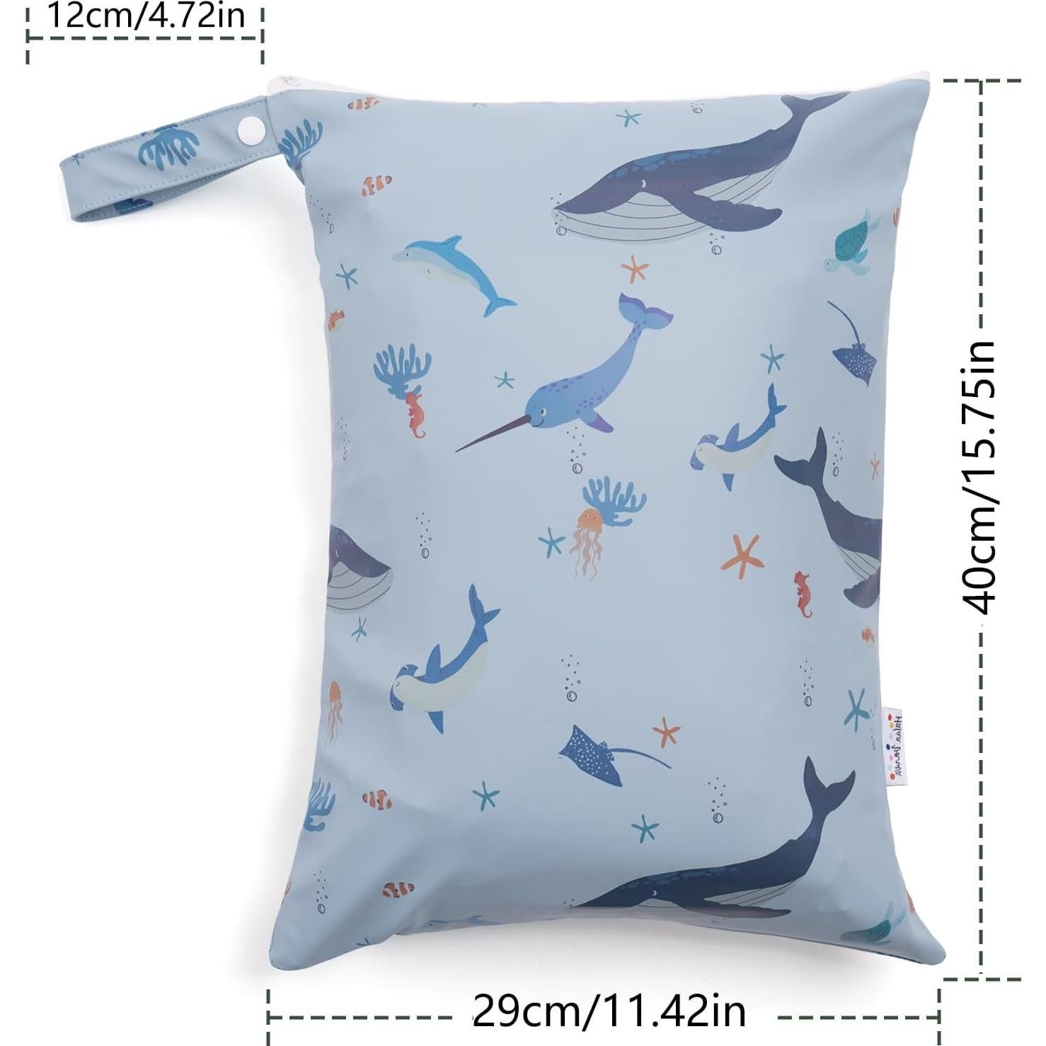 Bolsa Húmeda y Seca HALAA VAUVA Azul 40x29cm Impermeable