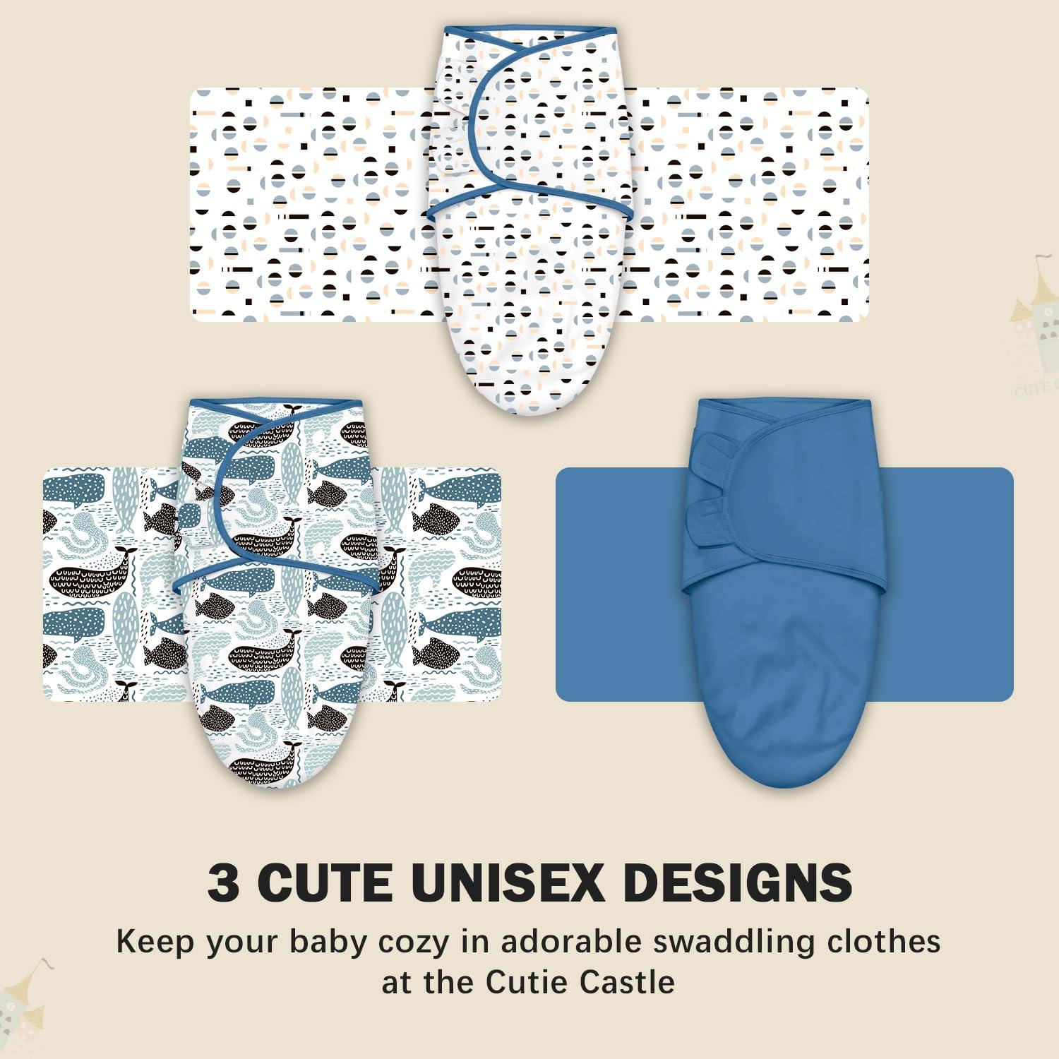 Sacos de Sueño Castillo Bonito 3 Unidades 0-3 Meses Azul