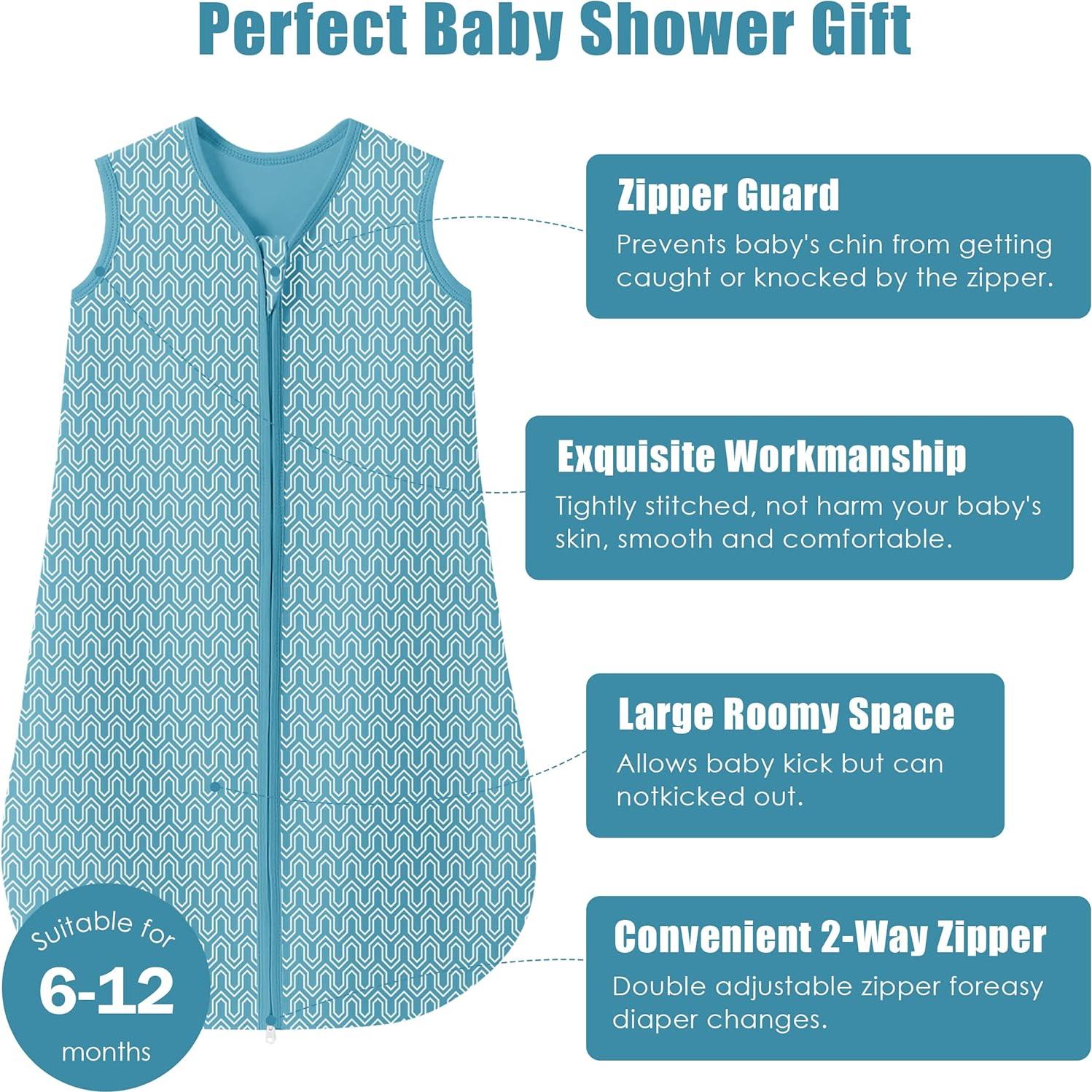 Saco de Sueño Sweet Dolphin 6-12 Meses 100% Algodón TOG 0.5