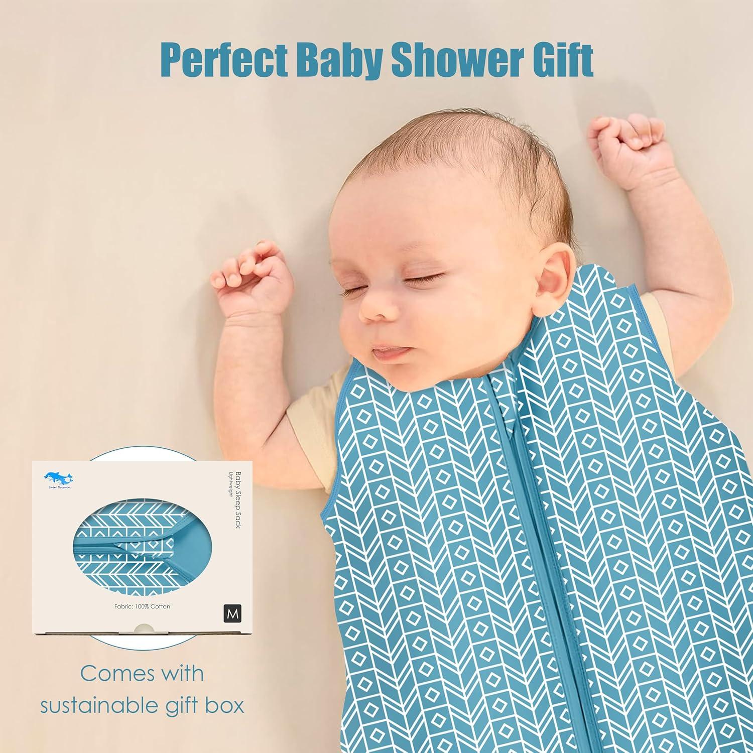 Saco de Sueño Sweet Dolphin 6-12 Meses 100% Algodón TOG 0.5