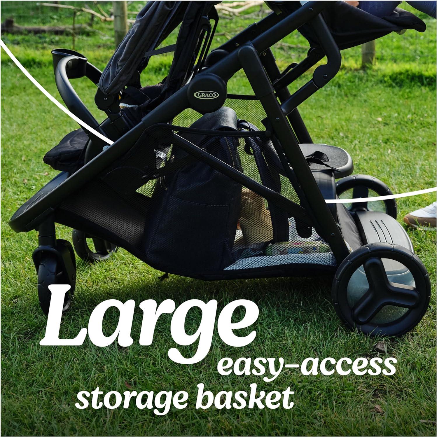 Cochecito Doble Graco Ready2Grow LX 2.0 Clark - Plegable y Modular