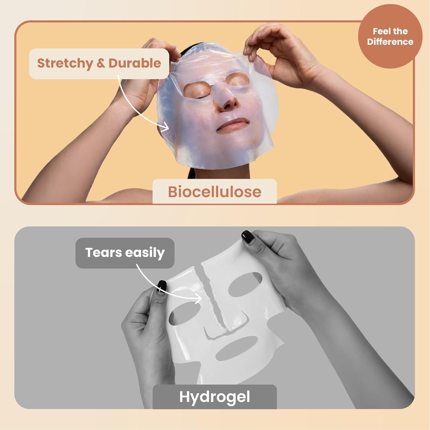 Mascarilla Facial de Colágeno Body Restore - 5 Paquetes