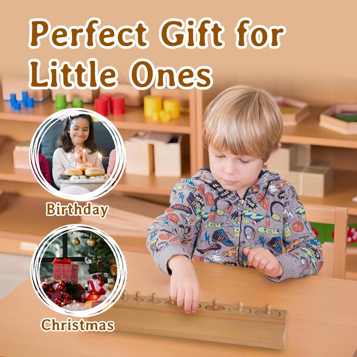 Bloque Cilíndrico Montessori Outlet para Niños 3-6 Años