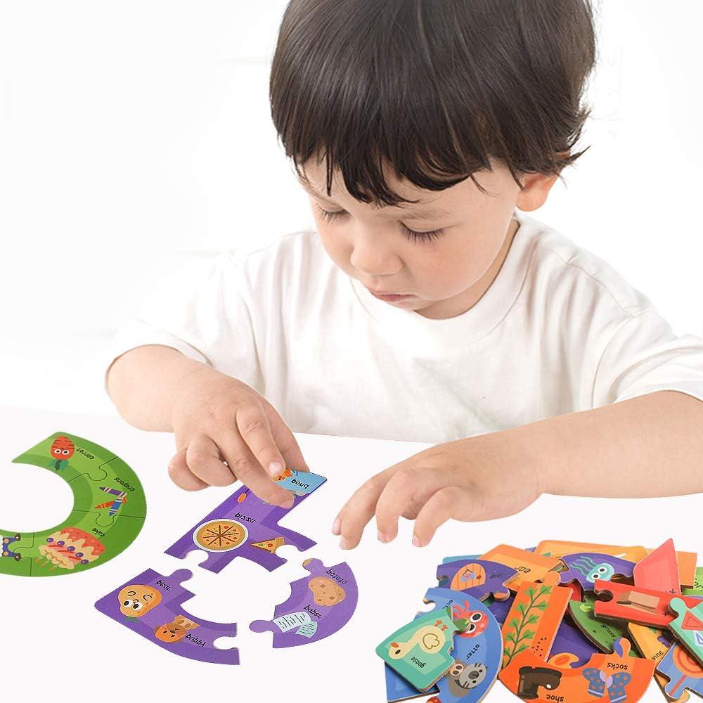 Rompecabezas de Letras Jumbo de Madera JCREN 85 Piezas Educativo