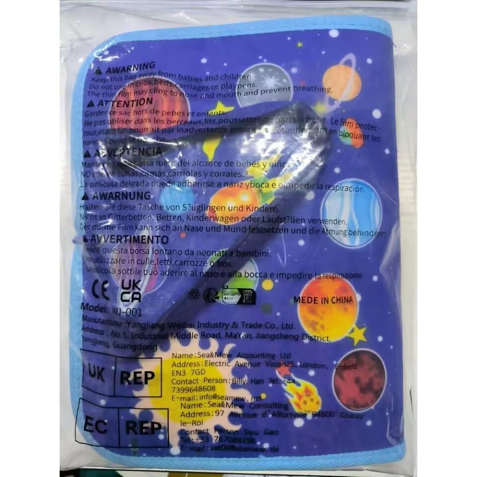 Tablero Ocupado Montessori AIXMEET Azul 28x22cm para Niños 1-6 Años
