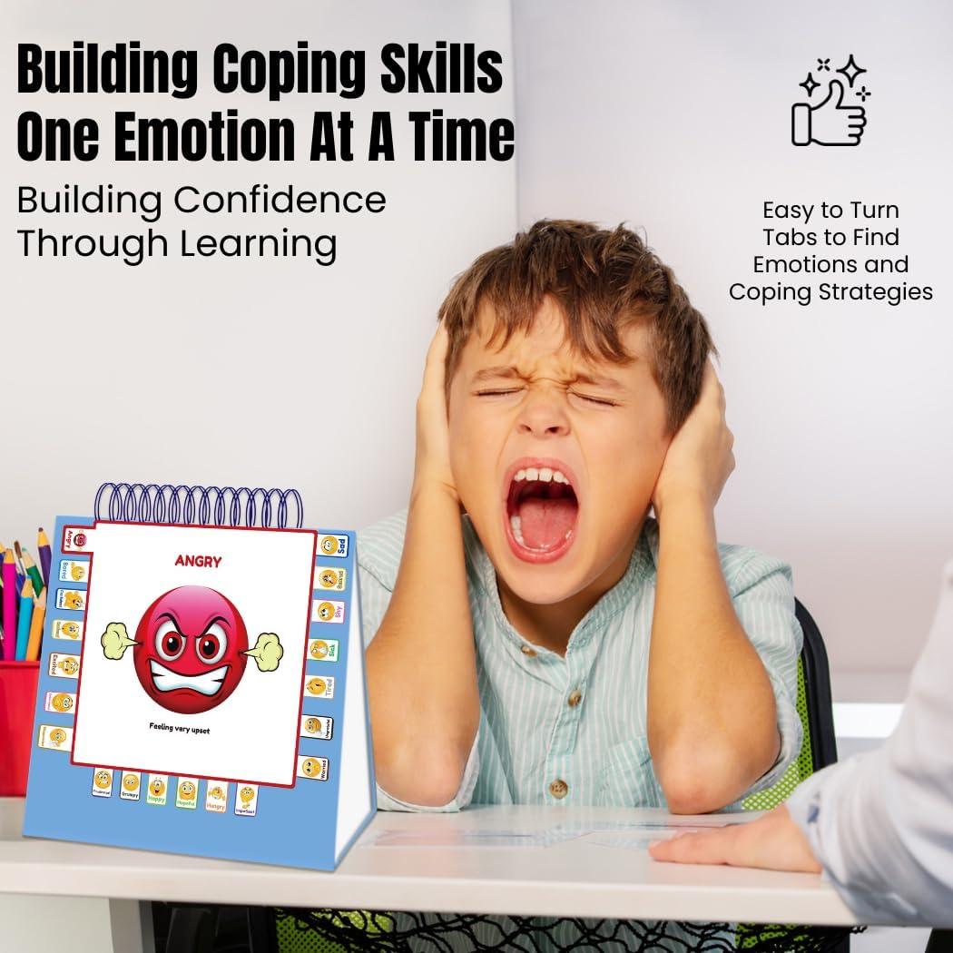 Libro de Emociones Thought-Spot para Niños Autismo 22.86 cm