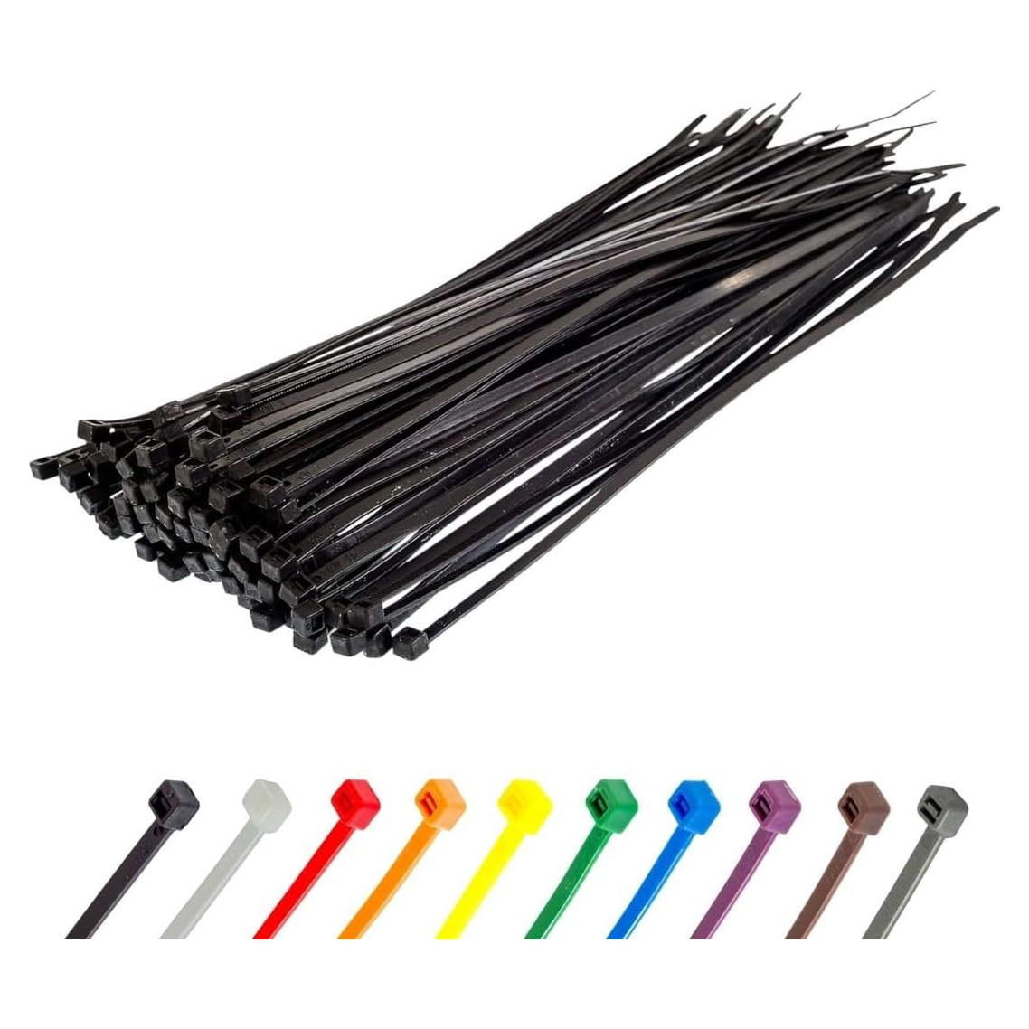 Bridas de Nylon GTSE 30,48 cm Negras 100 Pzas 22,68 kg