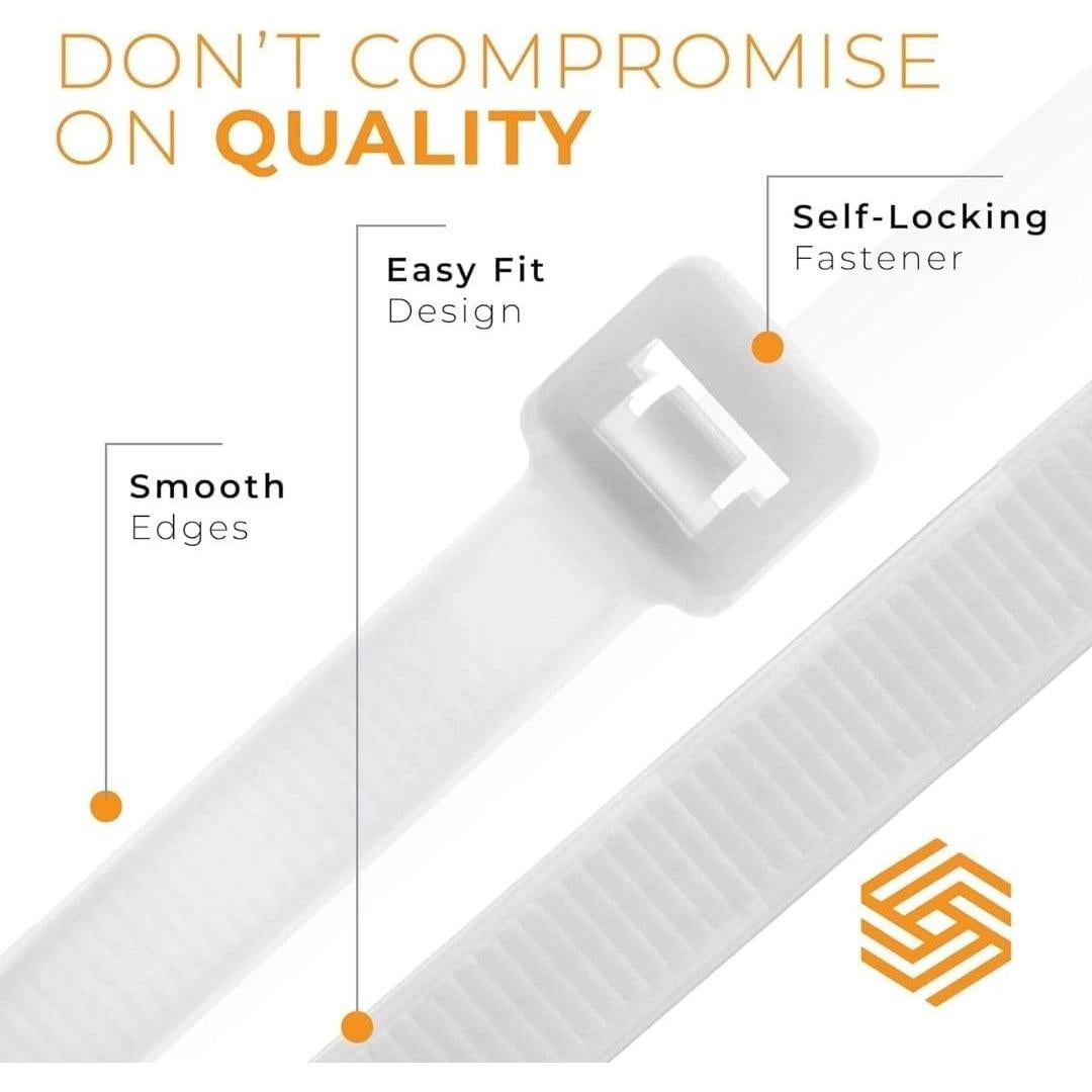 Bridas de Nylon GTSE 30,48 cm Negras 100 Pzas 22,68 kg