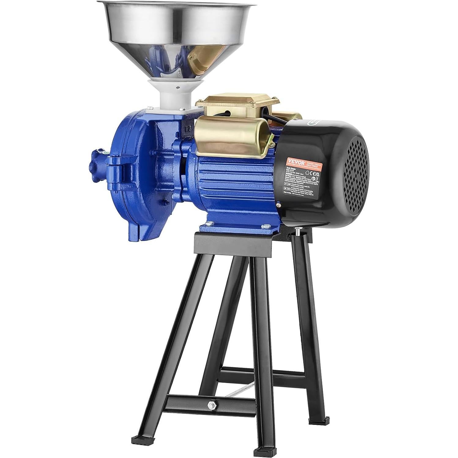 Molinillo de Granos Eléctrico VEVOR 3000W Ajustable 21kg