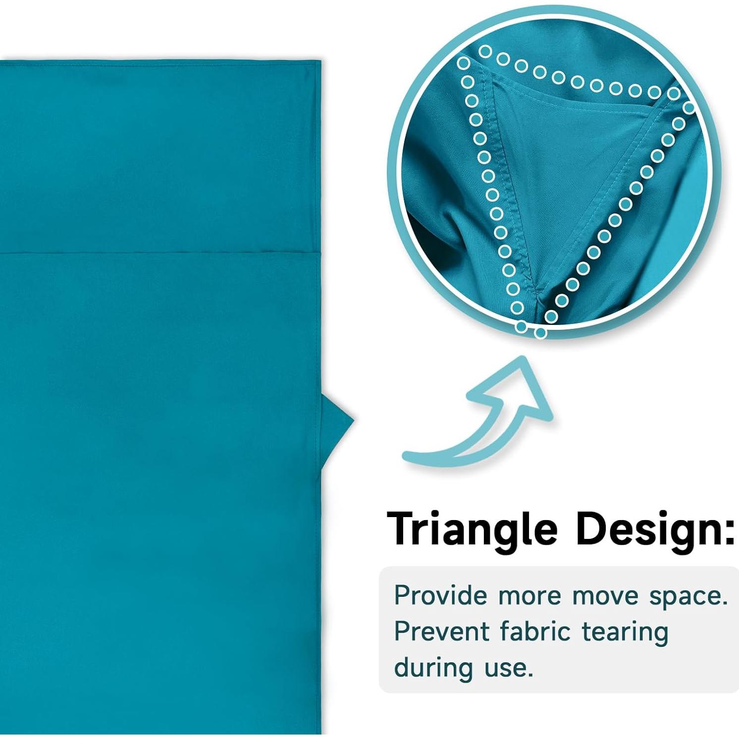 Forro de Saco de Dormir VVAYHUA Satén 220x90 cm Azul