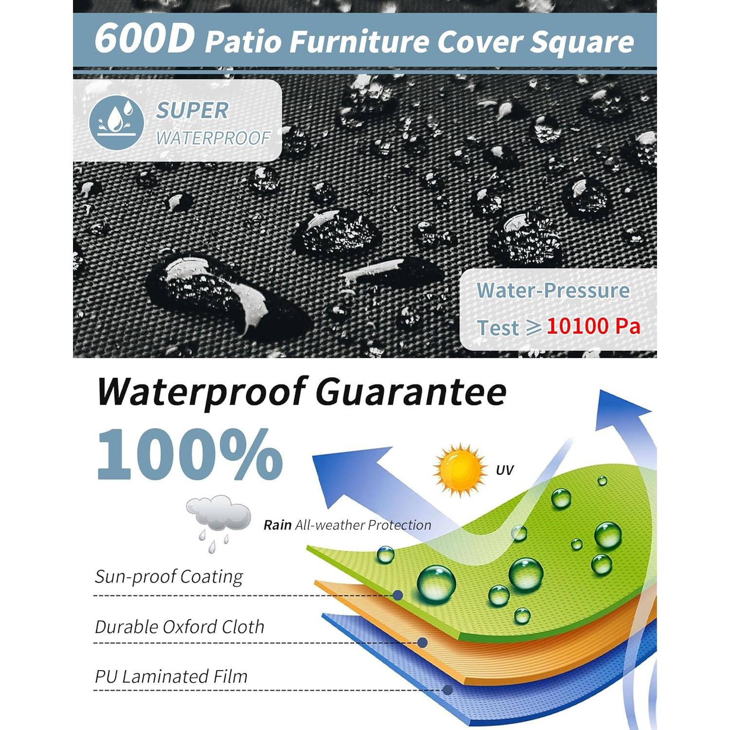 Cubierta Impermeable para Muebles Exteriores BRUXOLAY 162x132cm