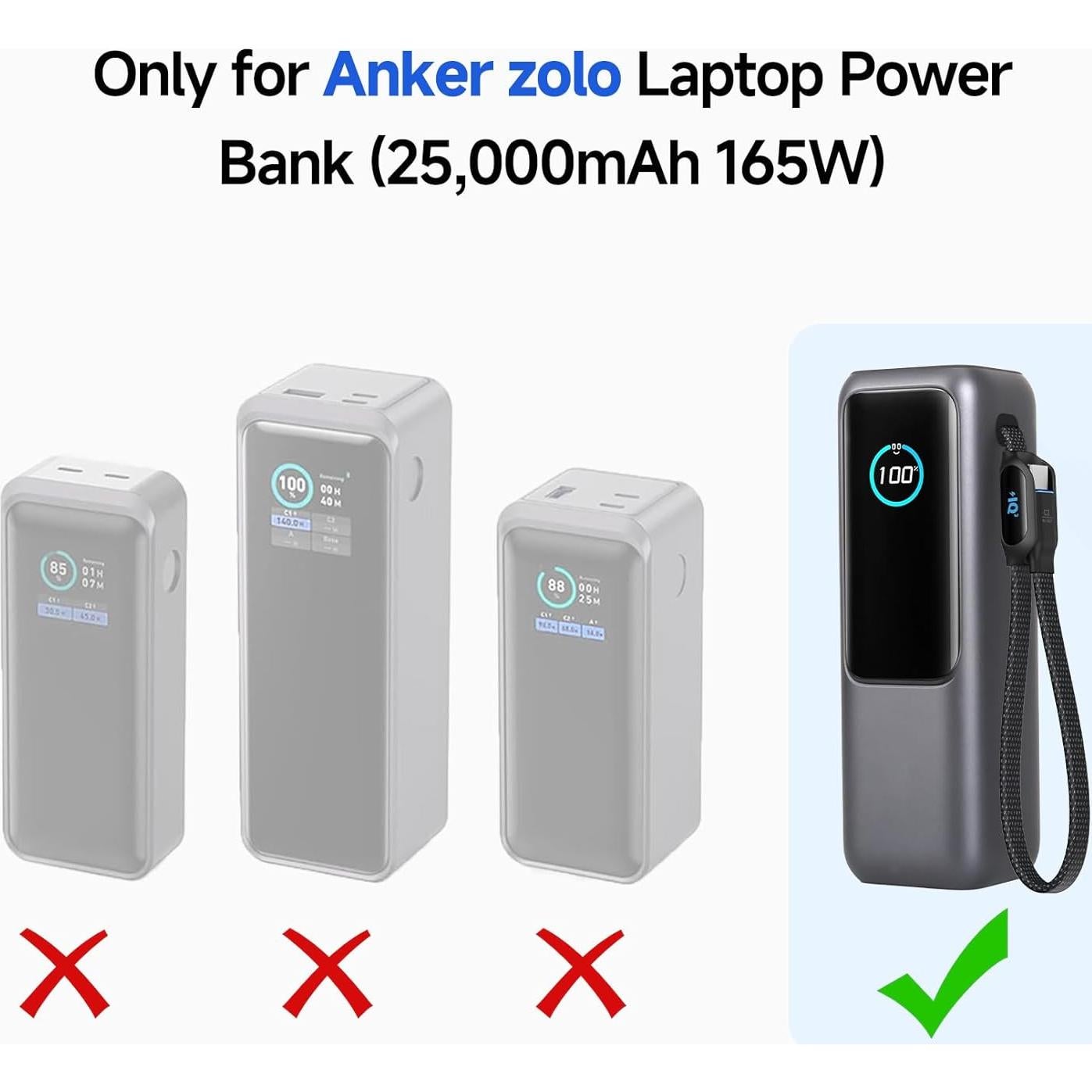 Funda para Power Bank Anker Zolo 25000mAh 165W - Protección Completa