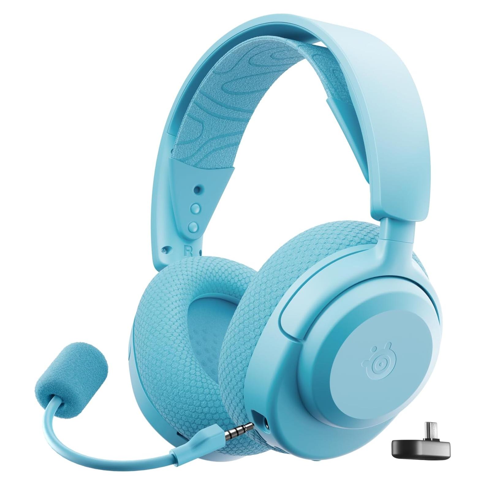 Auriculares Gaming Inalámbricos SteelSeries Arctis Nova 3P Aqua - 40h Batería