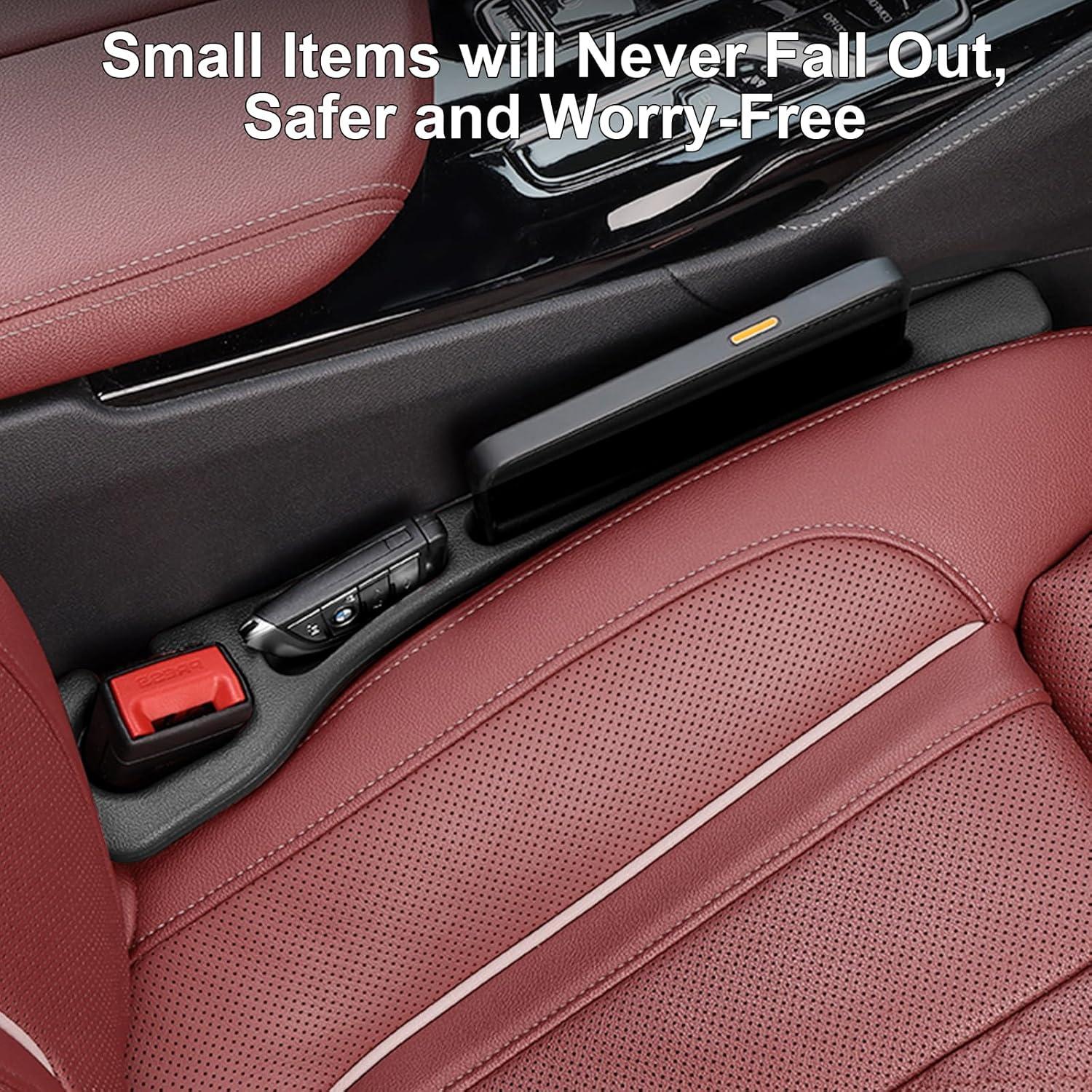 Relleno Espacio Asientos Coche VKHMGDFS LT-02 2 Piezas Negro