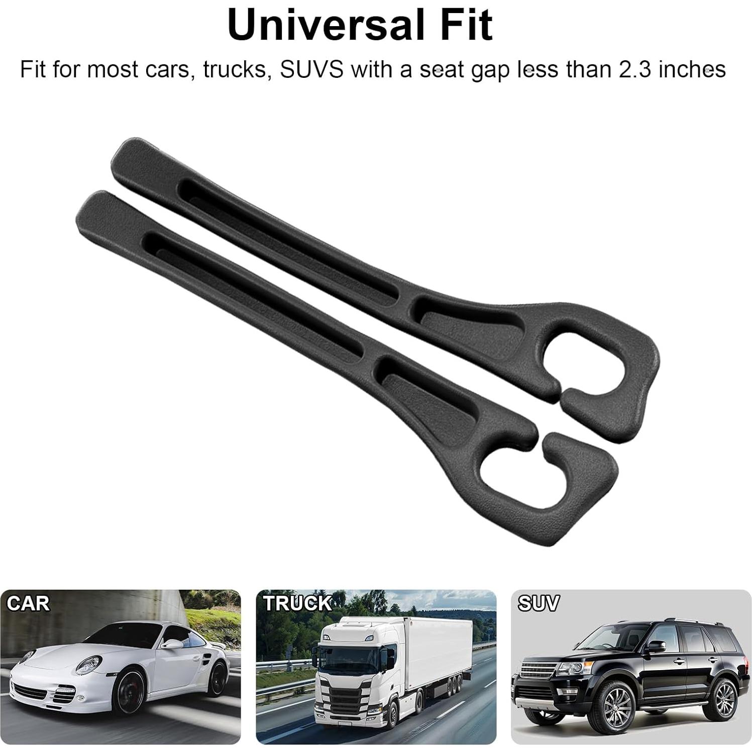 Relleno Espacio Asientos Coche VKHMGDFS LT-02 2 Piezas Negro