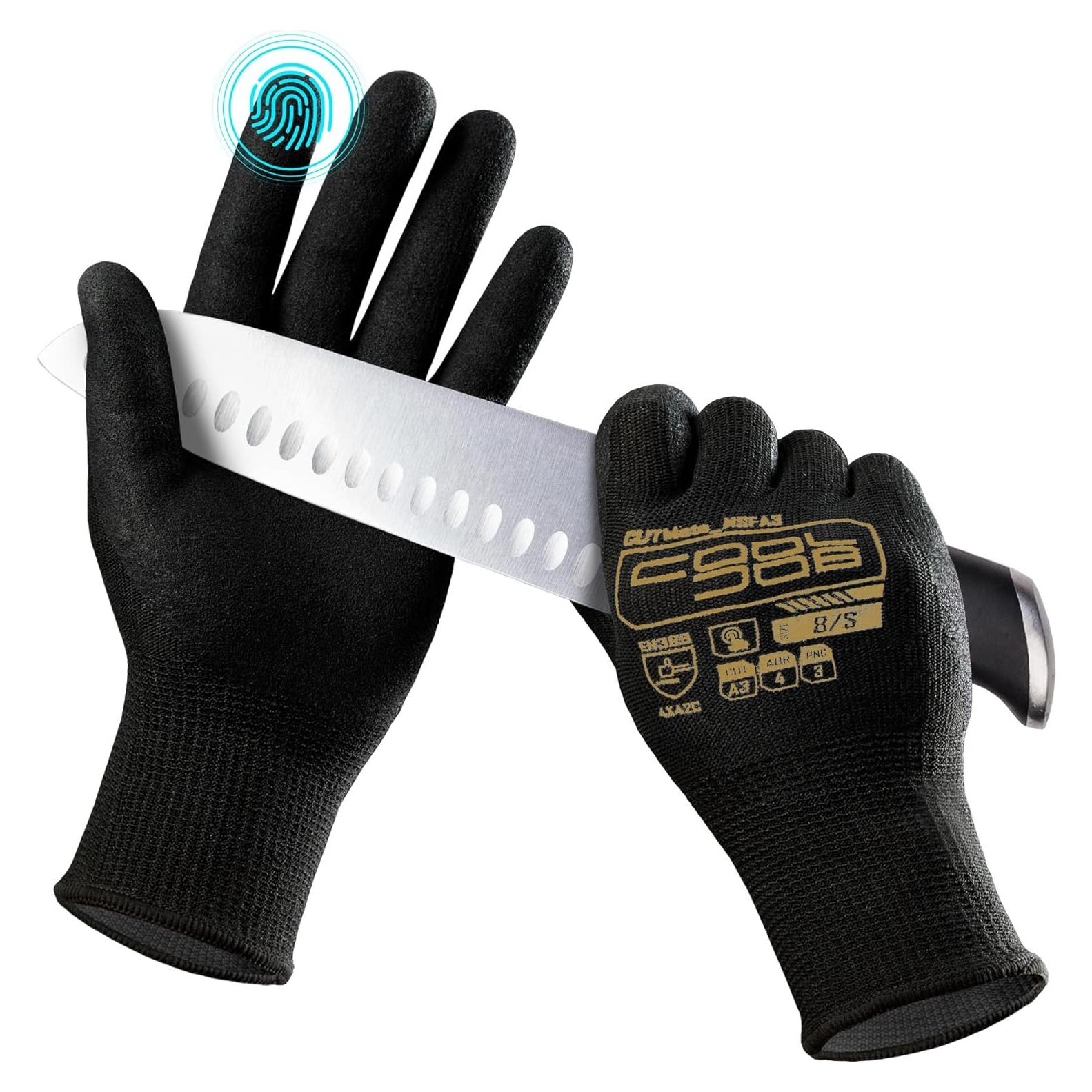 Guantes de Pesca Cooljob A3 Resistentes a Cortes y Antideslizantes