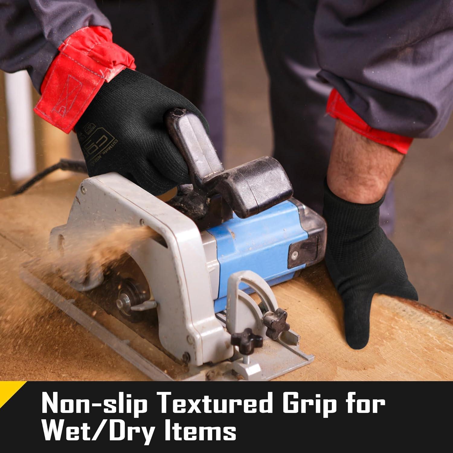 Guantes de Pesca Cooljob A3 Resistentes a Cortes y Antideslizantes