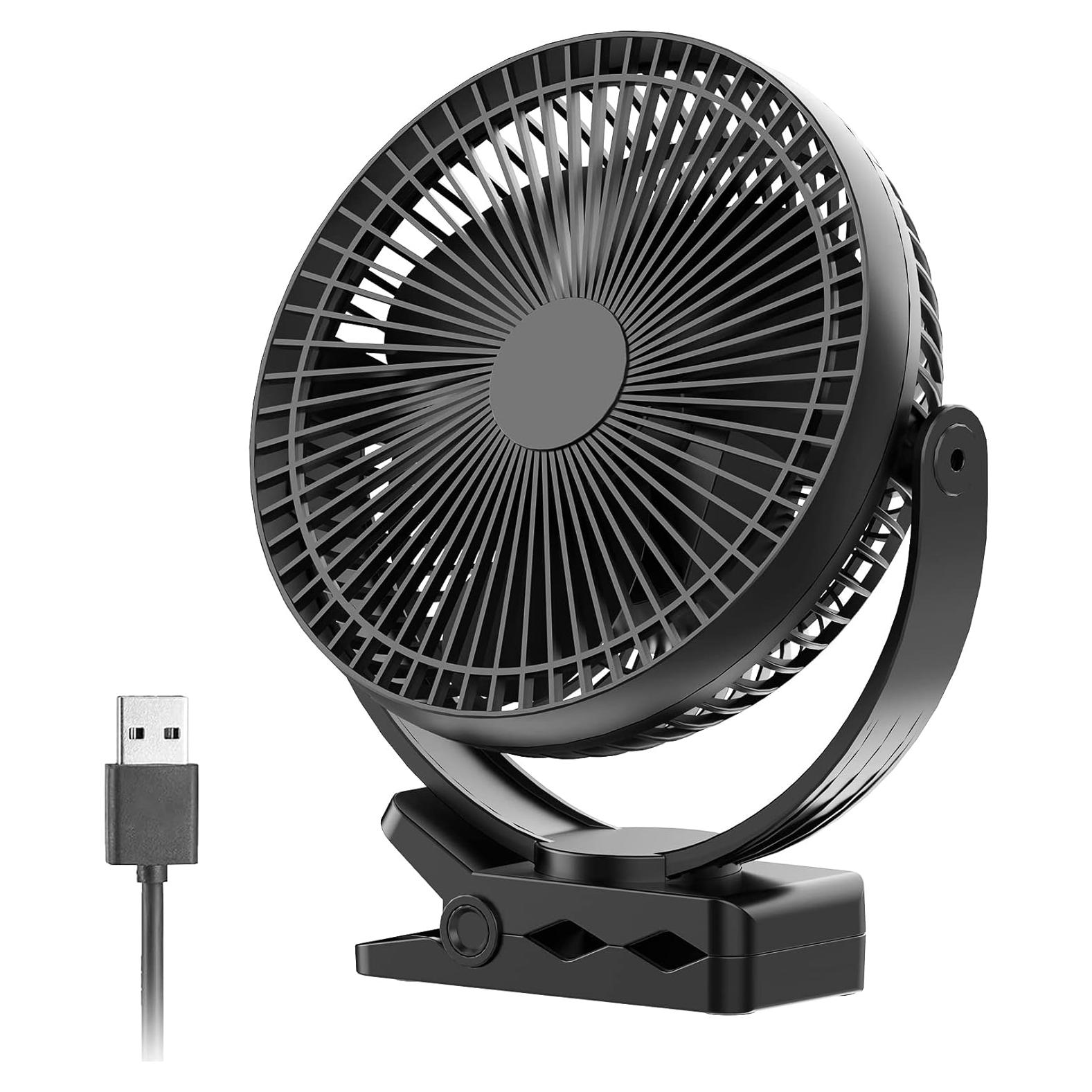 Ventilador Clip Portátil Sukadar TF-29 8" 4 Velocidades