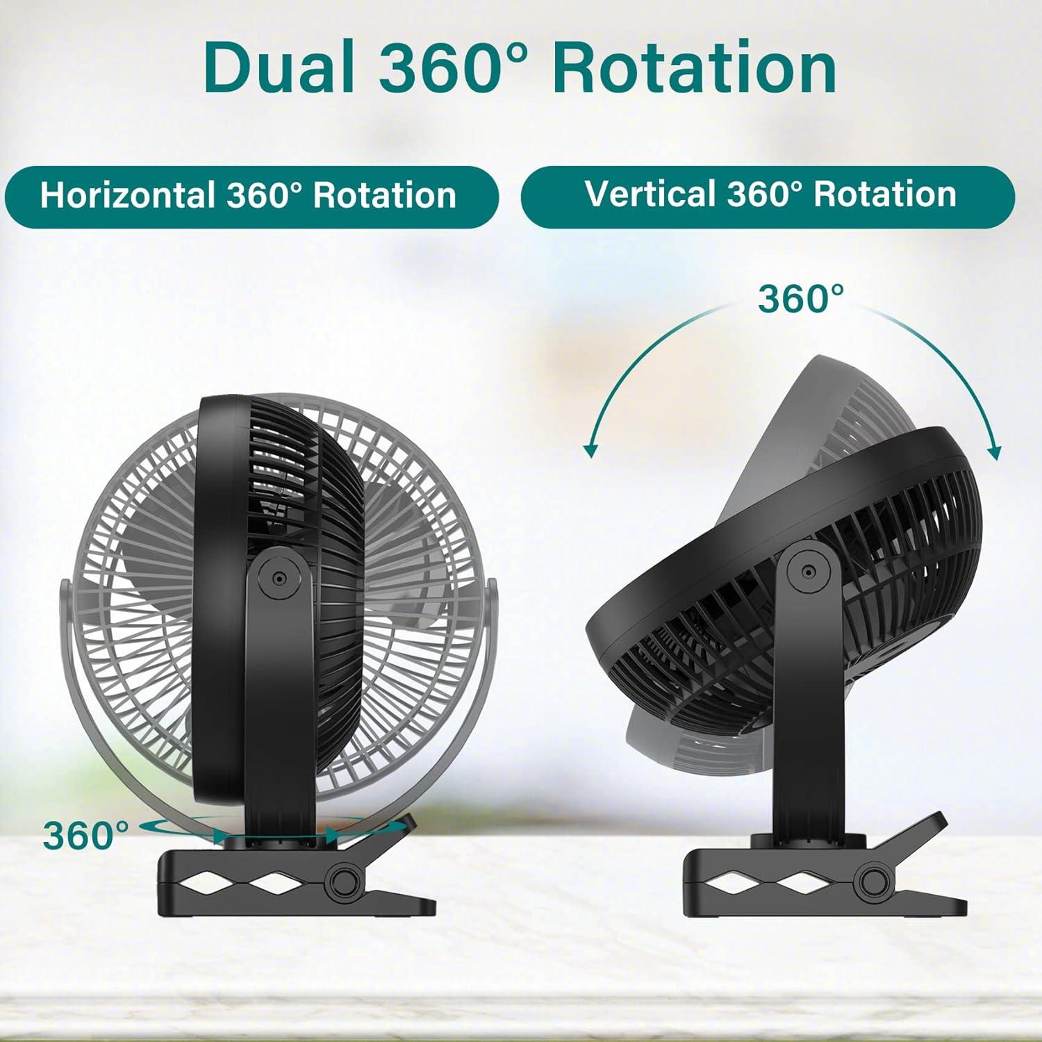 Ventilador Clip Portátil Sukadar TF-29 8" 4 Velocidades